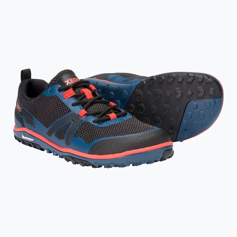 Scarpe a piedi nudi da donna Xero Shoes Scrambler Low sodalite blu / arancione 11