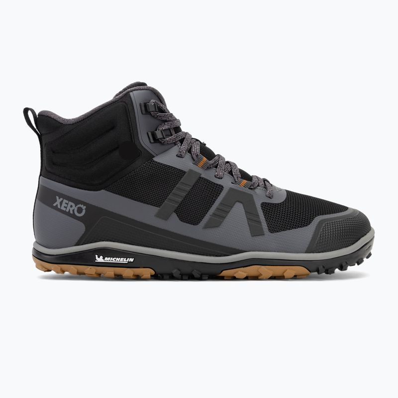 Scarpe a piedi nudi da uomo Xero Shoes Scrambler Mid II asfalto/nero 2