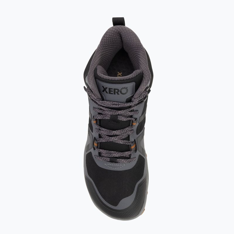 Scarpe a piedi nudi da uomo Xero Shoes Scrambler Mid II asfalto/nero 5