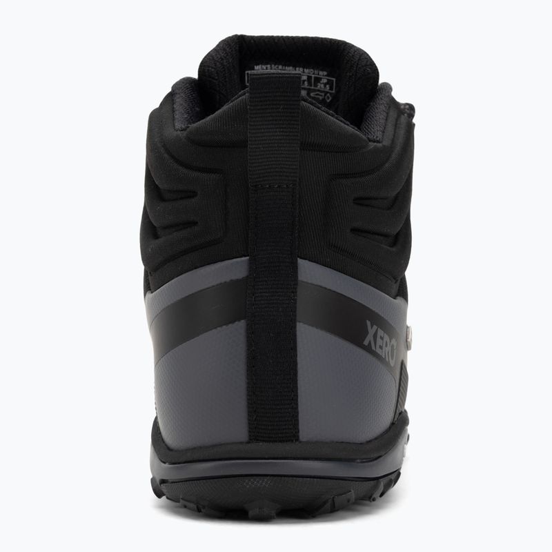 Scarpe barefoot Xero Shoes Scrambler Mid II WP black/asphalt 6