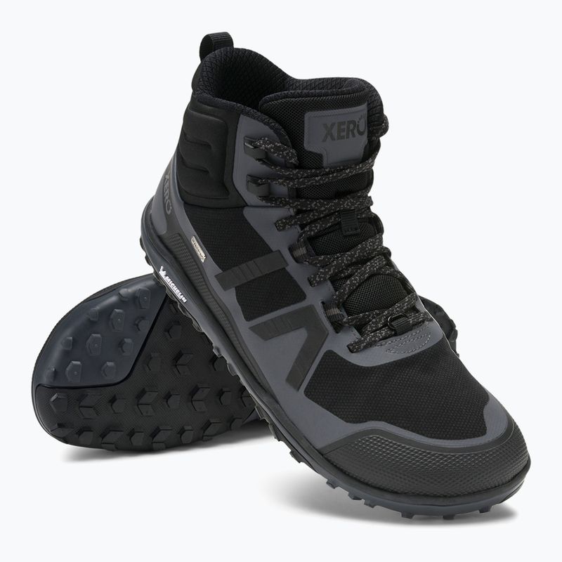 Scarpe barefoot Xero Shoes Scrambler Mid II WP black/asphalt 8