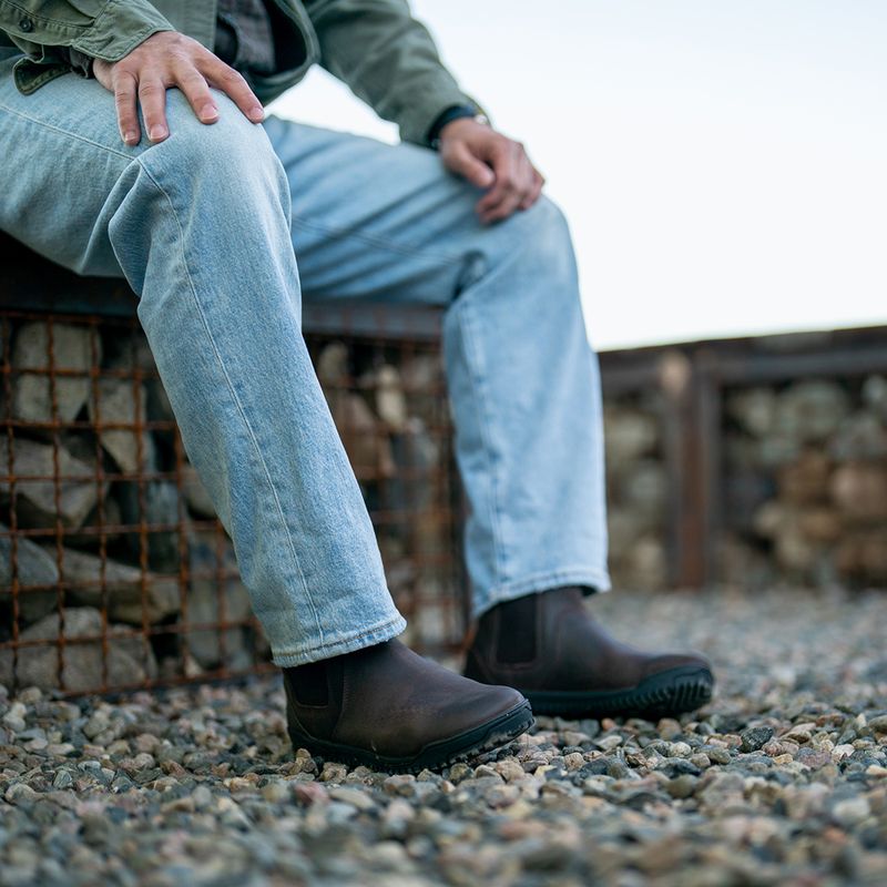 Scarpe barefoot Xero Shoes Ridgeway Chelsea dark brown 10