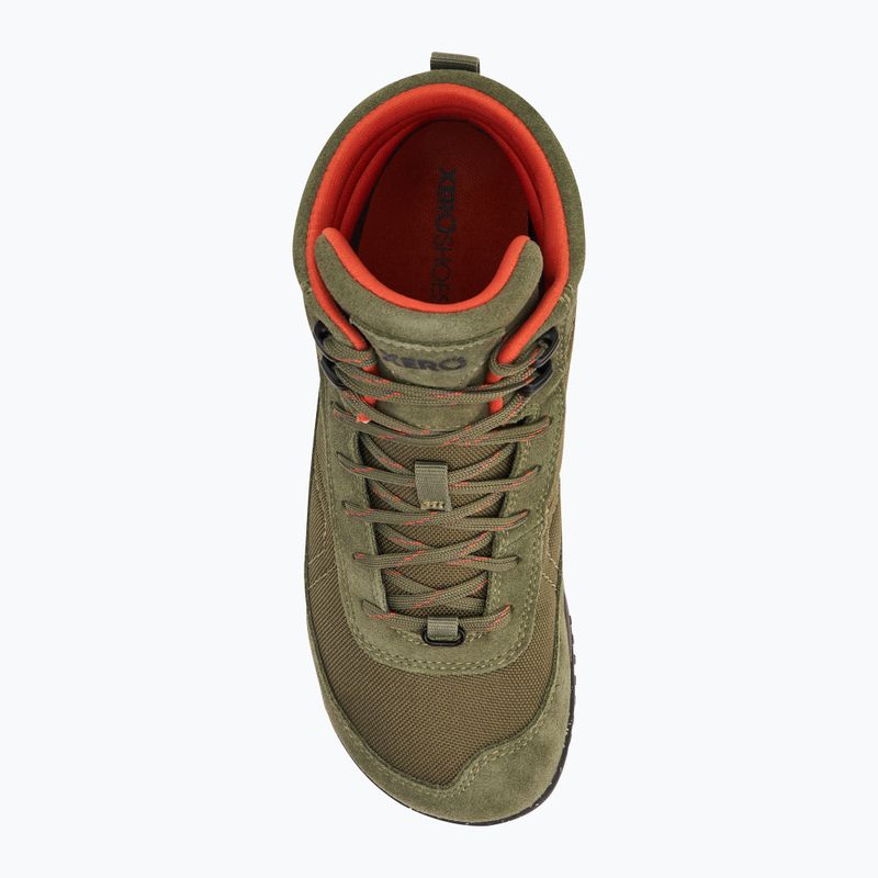 stivale Xero Ridgeway oliva da donna a piedi nudi 5