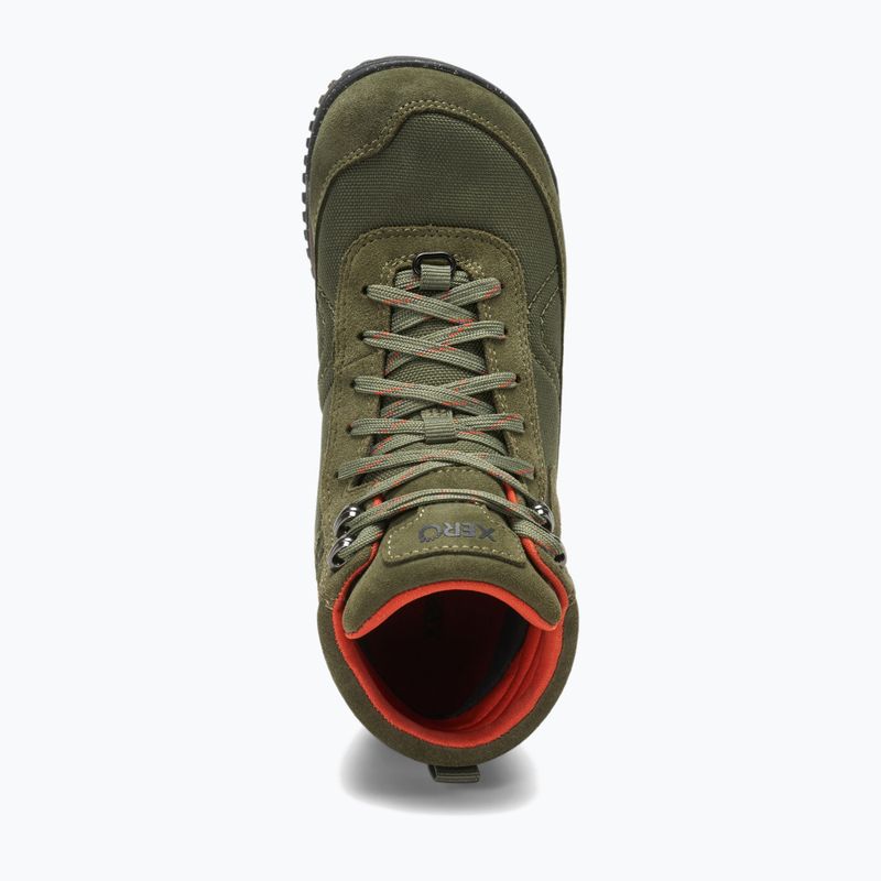 stivale Xero Ridgeway oliva da donna a piedi nudi 15