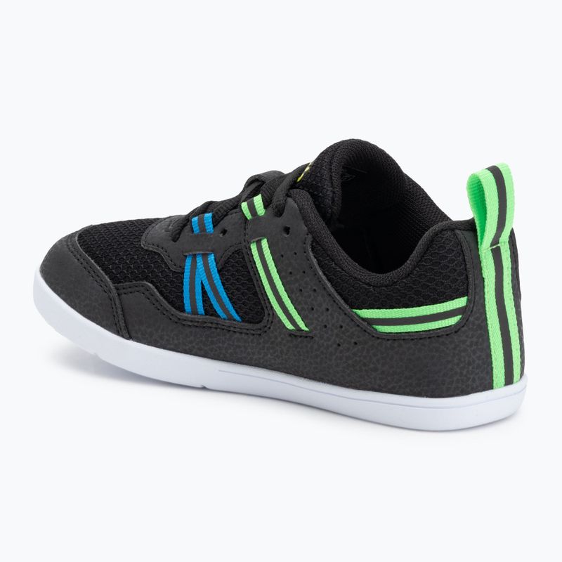 Xero Shoes scarpe a piedi nudi per bambini Prio nero/ lime 3