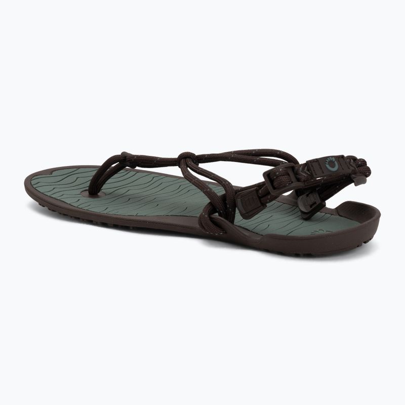 Sandali barefoot da uomo Xero Shoes Aqua Cloud java/brown/dark/forest 3