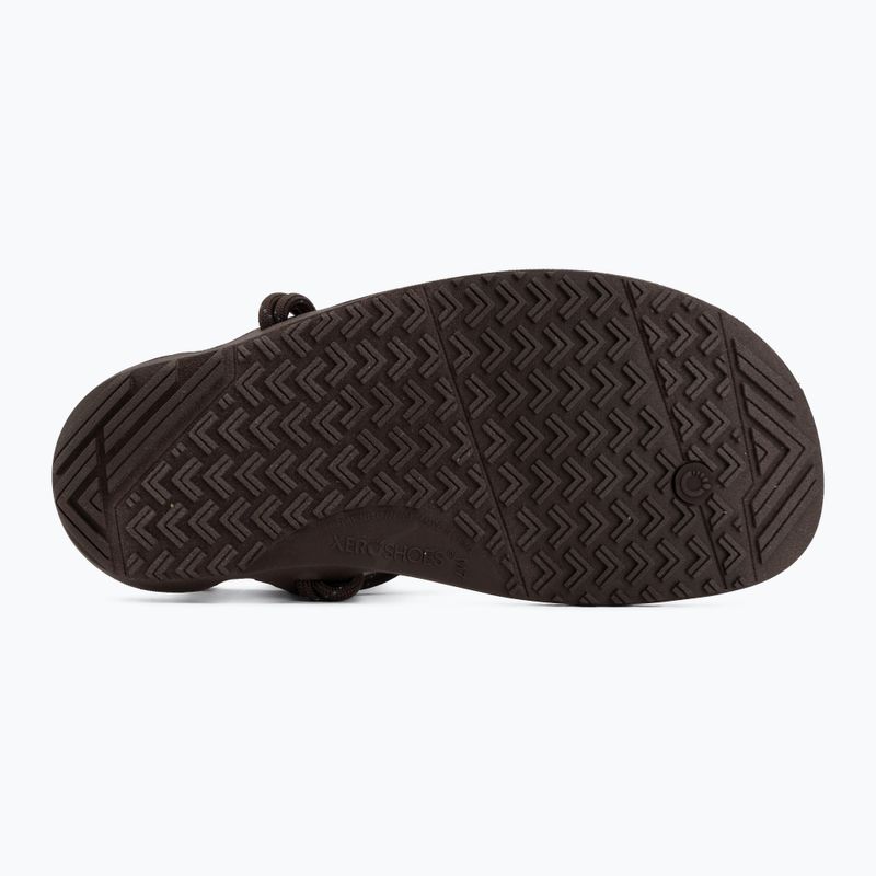 Sandali barefoot da uomo Xero Shoes Aqua Cloud java/brown/dark/forest 4