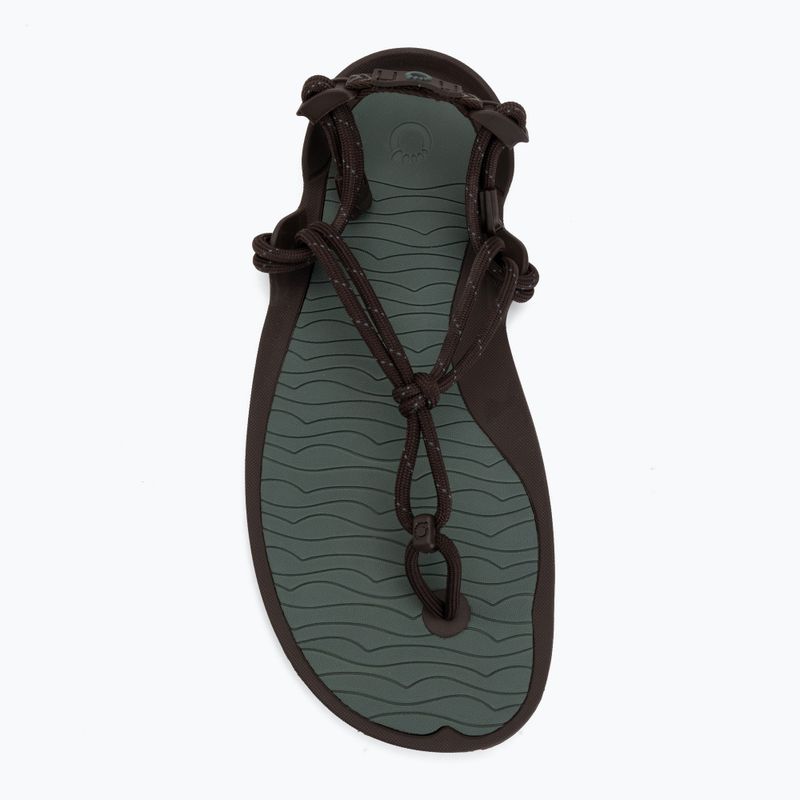 Sandali barefoot da uomo Xero Shoes Aqua Cloud java/brown/dark/forest 5