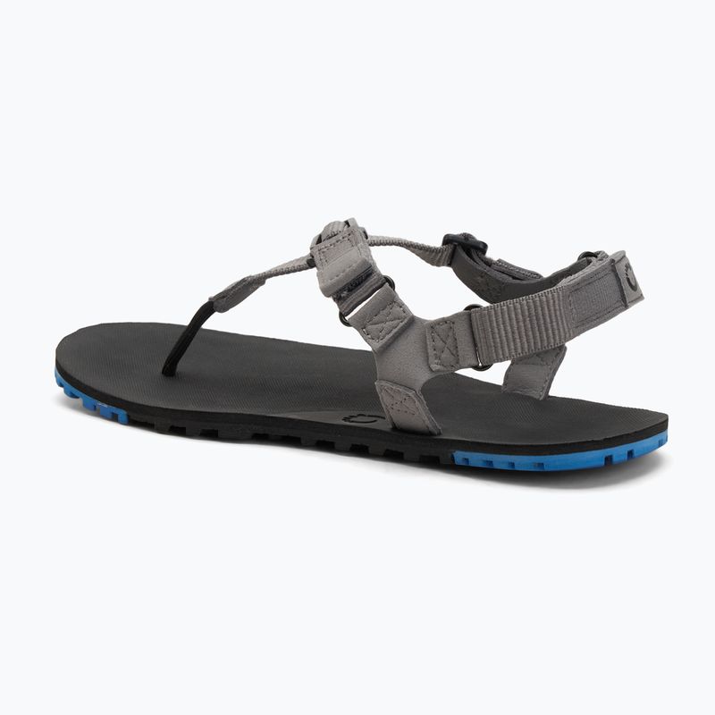 Sandali da uomo a piedi nudi Xero Shoes H-Trail acciaio grigio/blu/lolite 3