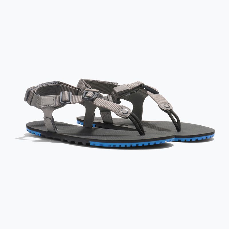 Sandali da uomo a piedi nudi Xero Shoes H-Trail acciaio grigio/blu/lolite 10