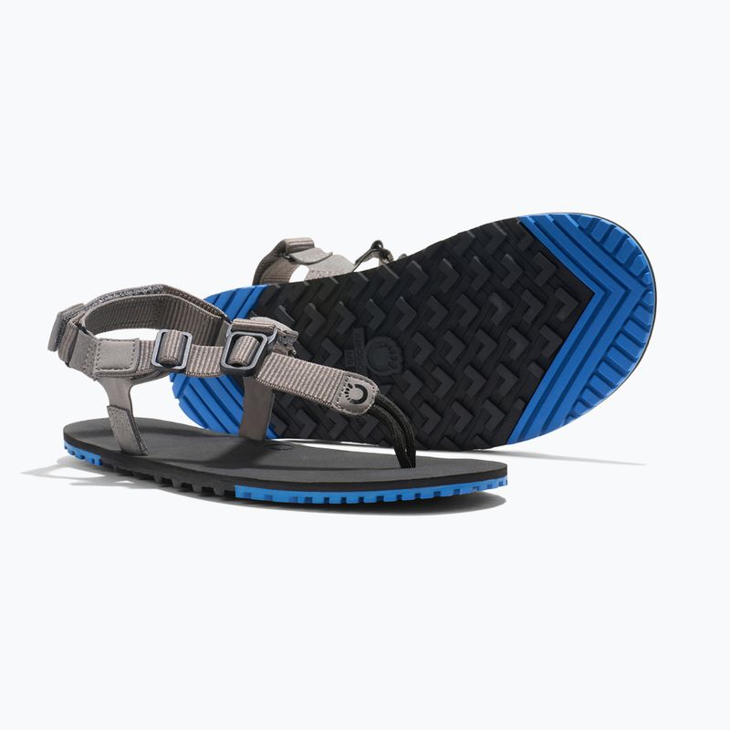 Sandali da uomo a piedi nudi Xero Shoes H-Trail acciaio grigio/blu/lolite 15