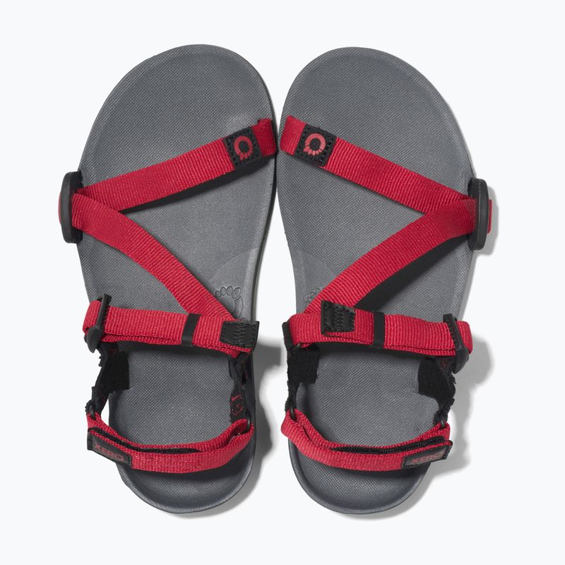Scarpe Xero per bambini a piedi nudi Z-Trail, sandali con pepe rosso/carboncino 5