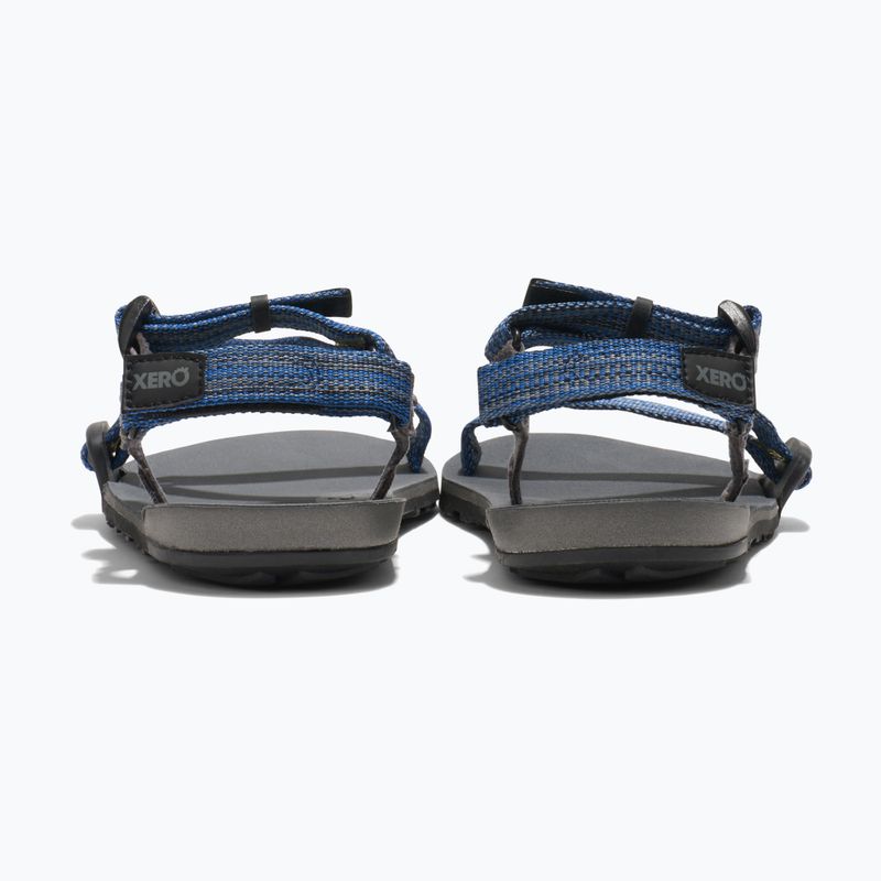 Barefoot Bambini Xero Shoes Z-Trail sandali carbone/multi/blu 4
