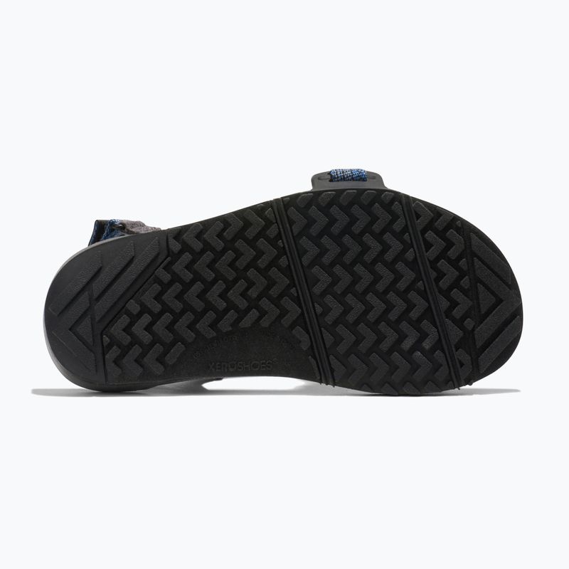 Barefoot Bambini Xero Shoes Z-Trail sandali carbone/multi/blu 6