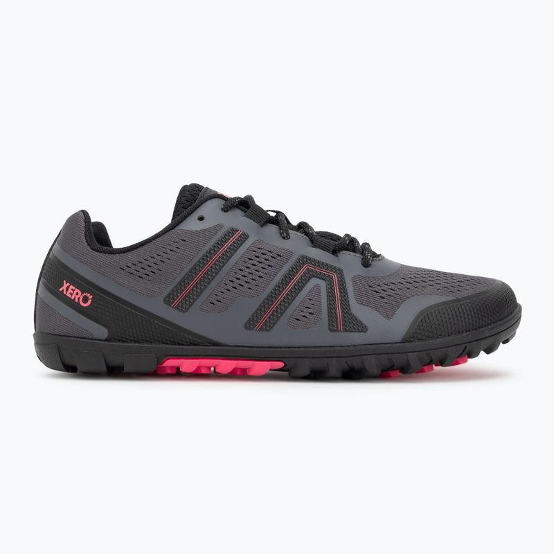 Scarpe a piedi nudi da donna Xero Shoes Mesa Trail II asfalto / lampone 2