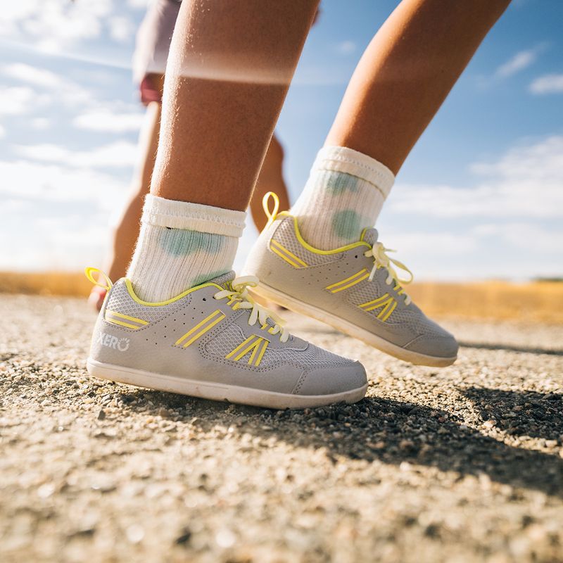 Scarpe barefoot bambino Xero Shoes Prio lunar rock/sunny lime 7