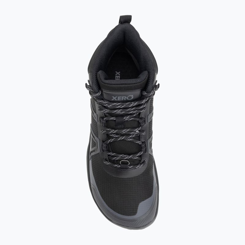 Scarpe barefoot da uomo Xero Shoes Scrambler Trail Mid WP nero/asfalto 5