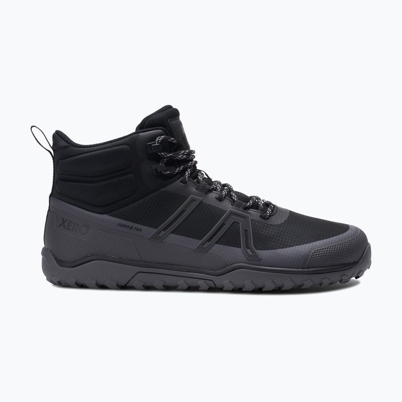 Scarpe barefoot da uomo Xero Shoes Scrambler Trail Mid WP nero/asfalto 8