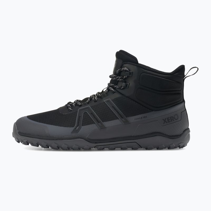 Scarpe barefoot da uomo Xero Shoes Scrambler Trail Mid WP nero/asfalto 9