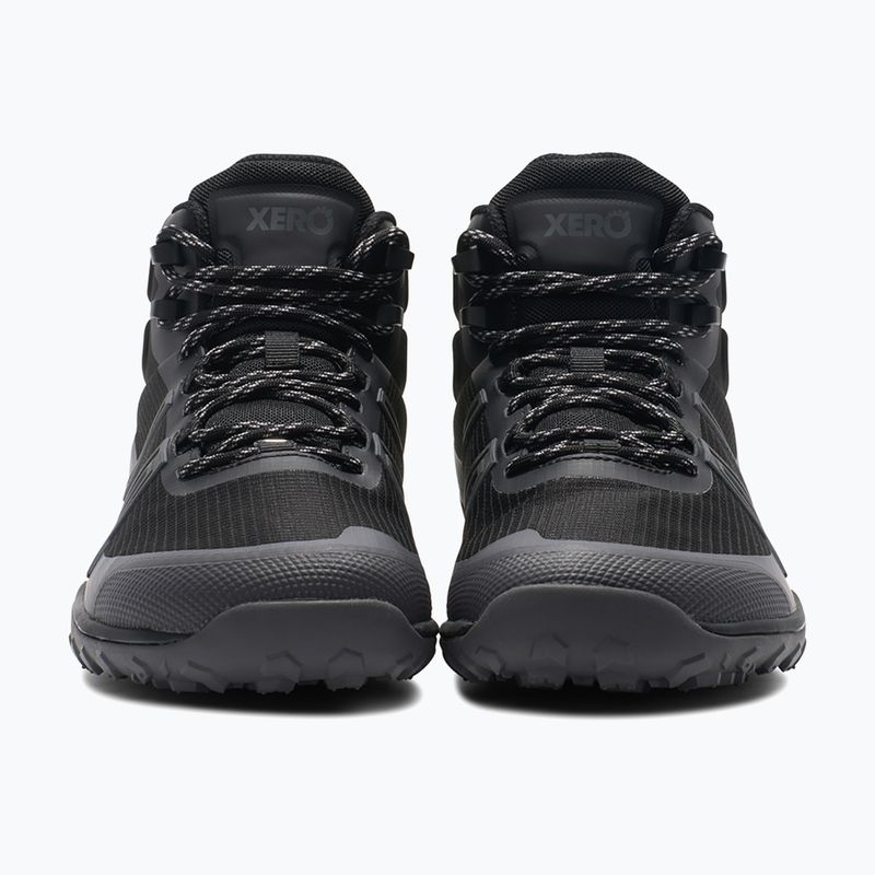 Scarpe barefoot da uomo Xero Shoes Scrambler Trail Mid WP nero/asfalto 10