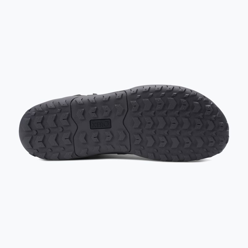 Scarpe barefoot da uomo Xero Shoes Scrambler Trail Mid WP nero/asfalto 13