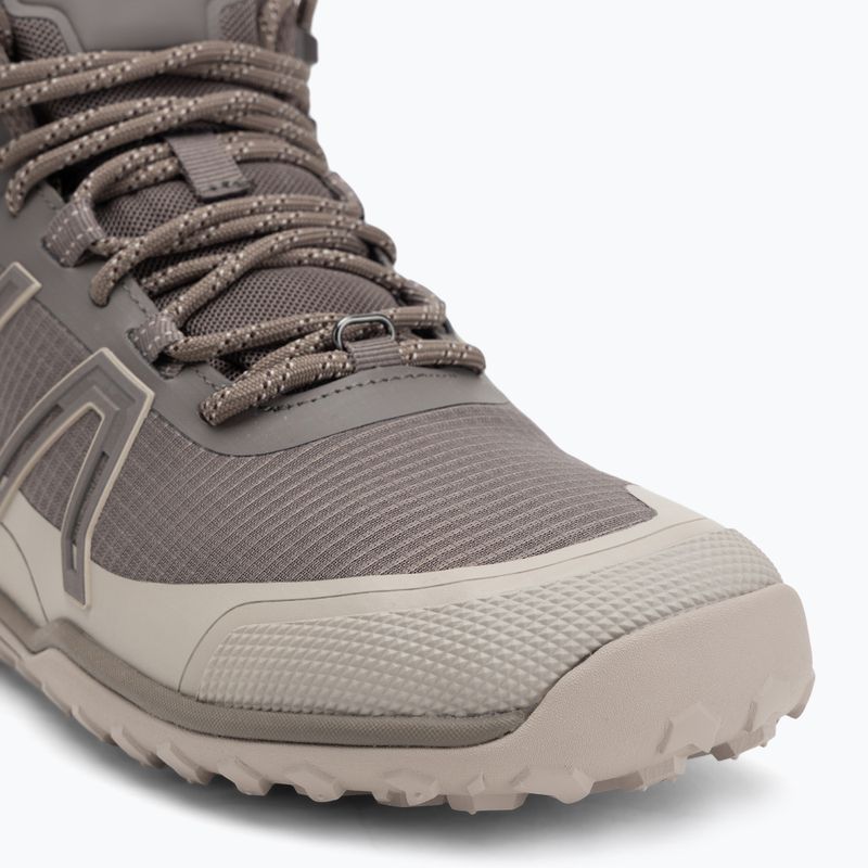Berefoot Scarpe Xero da uomo Scrambler Trail Mid WP stivali morel/pure/cashmere 7