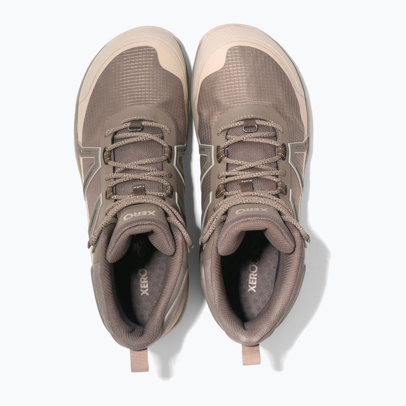 Berefoot Scarpe Xero da uomo Scrambler Trail Mid WP stivali morel/pure/cashmere 12