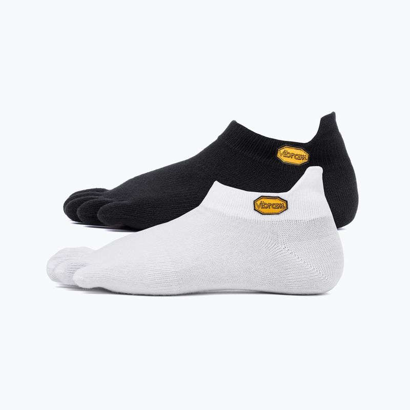 Calzini Vibram FiveFingers Athletic No-Show 2 paia bianco/nero 7