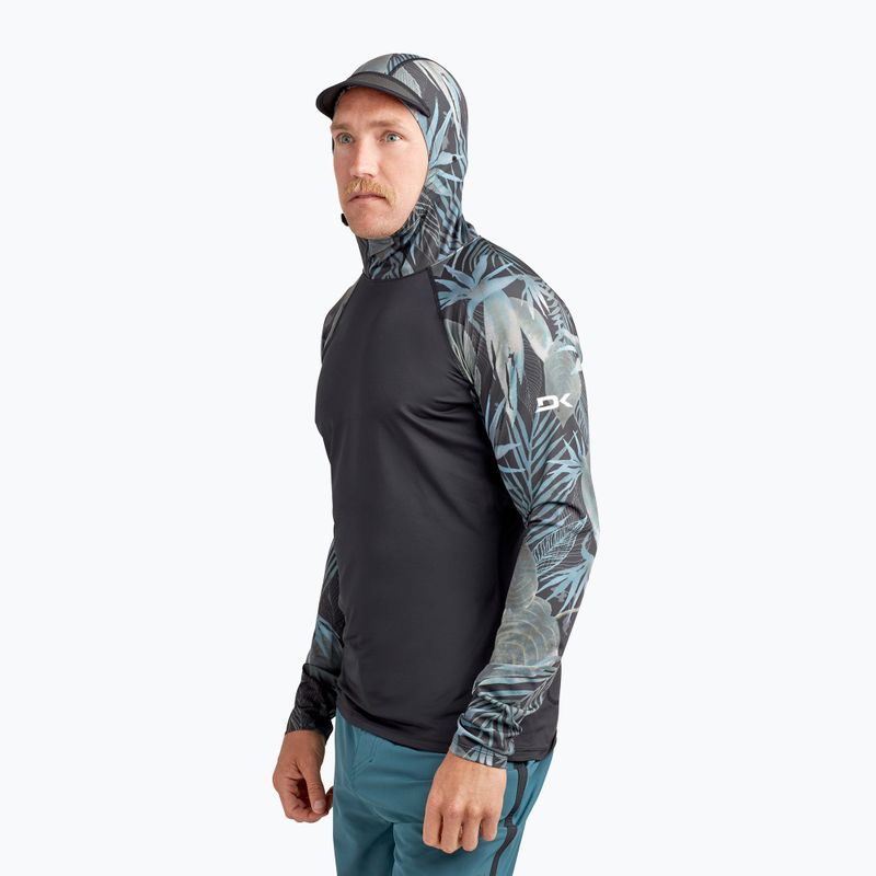 Uomo Dakine Hd Snug Fit Rashguard Swim Longsleeve Hoodie stampa nahele 3