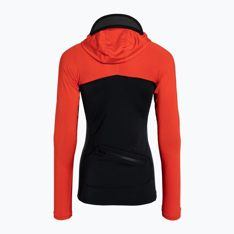 Dakine nuoto donna manica lunga Hd Snug Fit Rashguard Hoodie rippin red 6