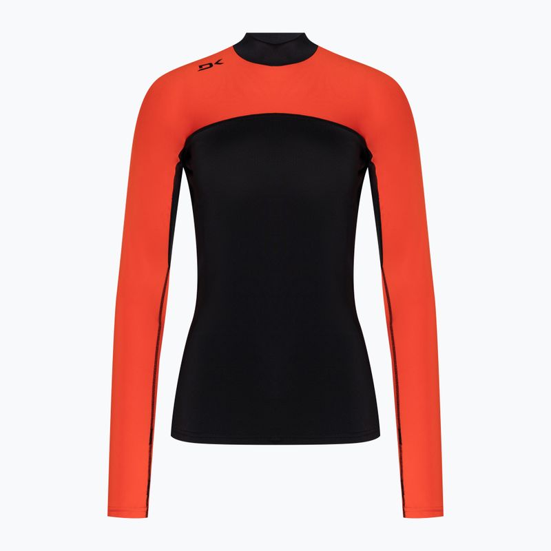 Dakine nuoto donna manica lunga Hd Snug Fit Rashguard rippin rosso 3