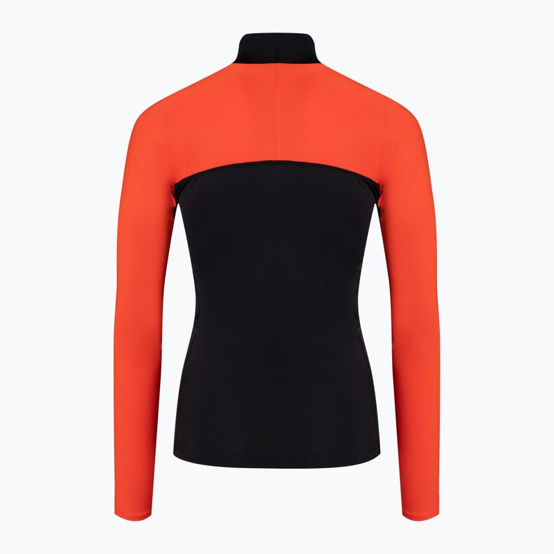 Dakine nuoto donna manica lunga Hd Snug Fit Rashguard rippin rosso 4