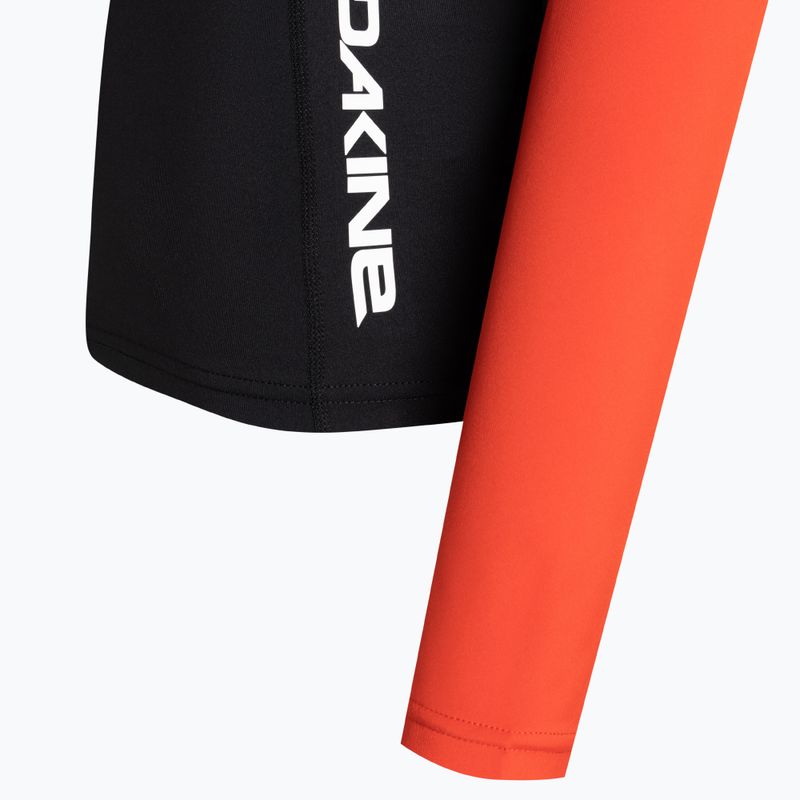Dakine nuoto donna manica lunga Hd Snug Fit Rashguard rippin rosso 6