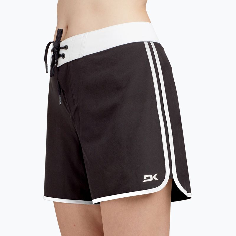 Dakine Roots 5" pantaloncini da bagno donna nero/bianco 6