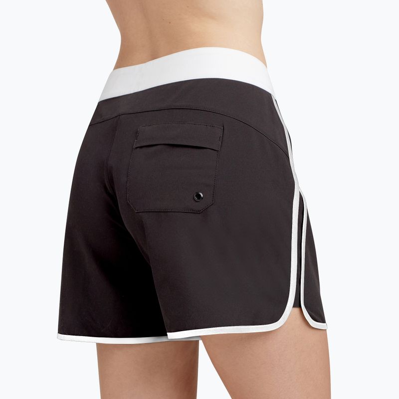 Dakine Roots 5" pantaloncini da bagno donna nero/bianco 7
