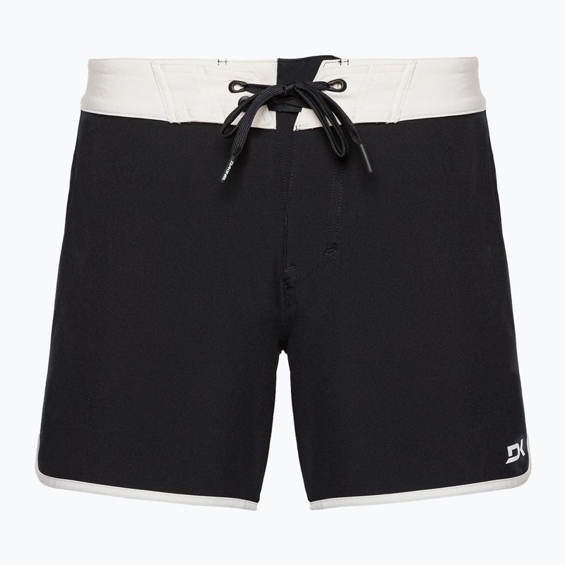 Dakine Roots 5" pantaloncini da bagno donna nero/bianco