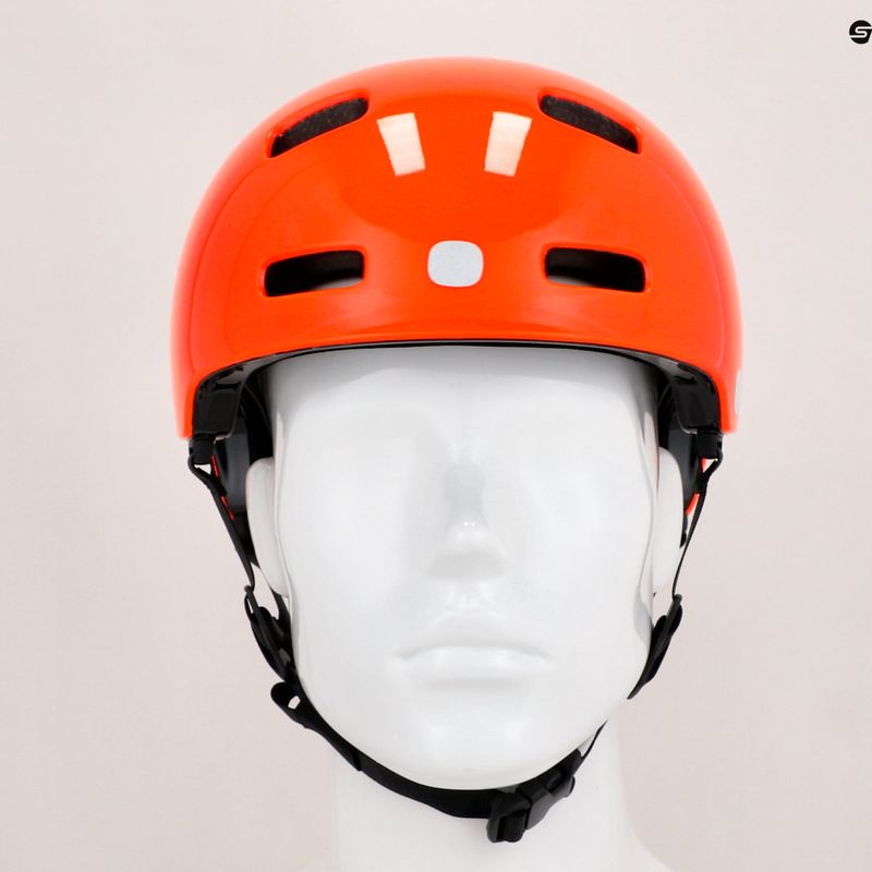 Casco da bici per bambini POC POCito Crane MIPS arancione fluorescente 9
