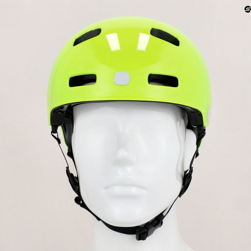 Casco da bici per bambini POC POCito Crane MIPS giallo fluorescente/verde 9
