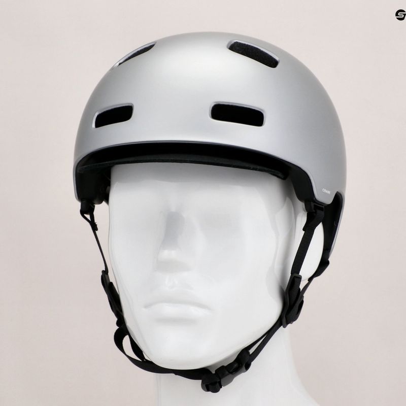 POC Crane MIPS casco da bicicletta argentite argento opaco 8