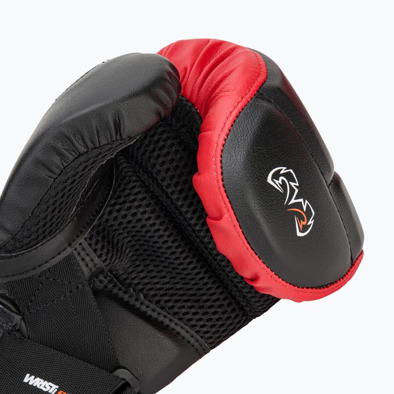 Guanti da boxe Rival RB10 Intelli-Shock Bag nero/rosso 7