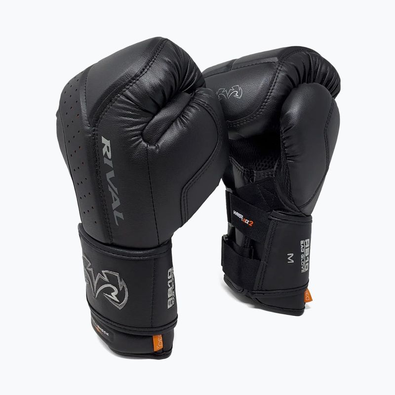 Guanti da boxe Rival RB10 Intelli-Shock Bag nero 2
