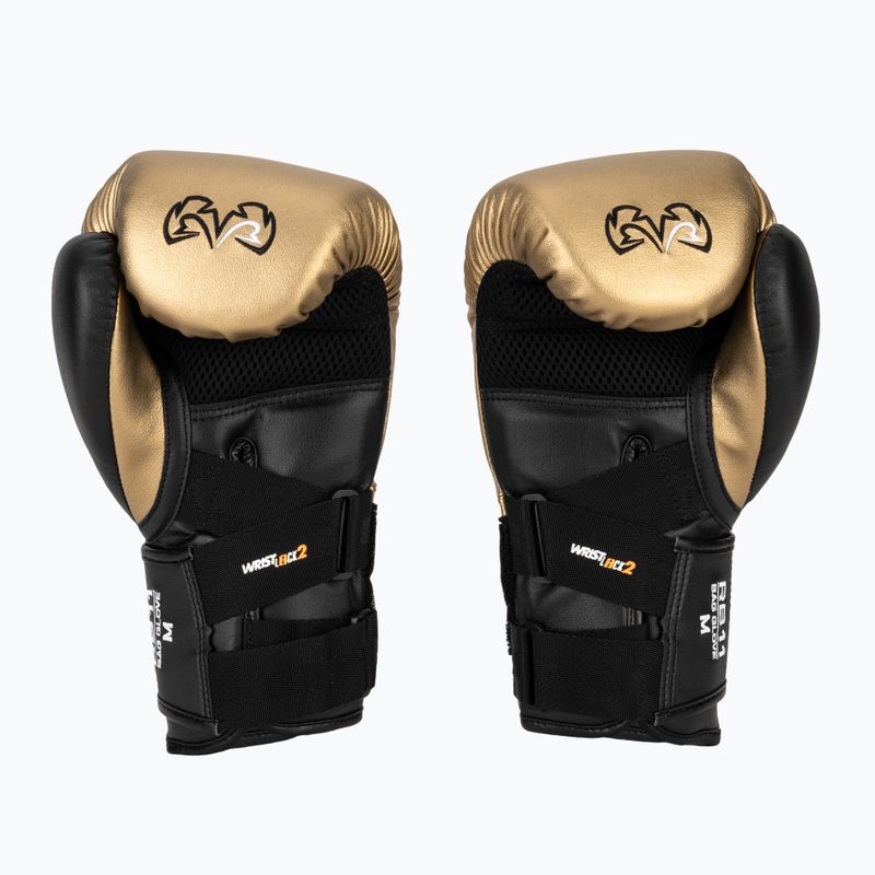 Guantoni da boxe Rival RB11 gold 3