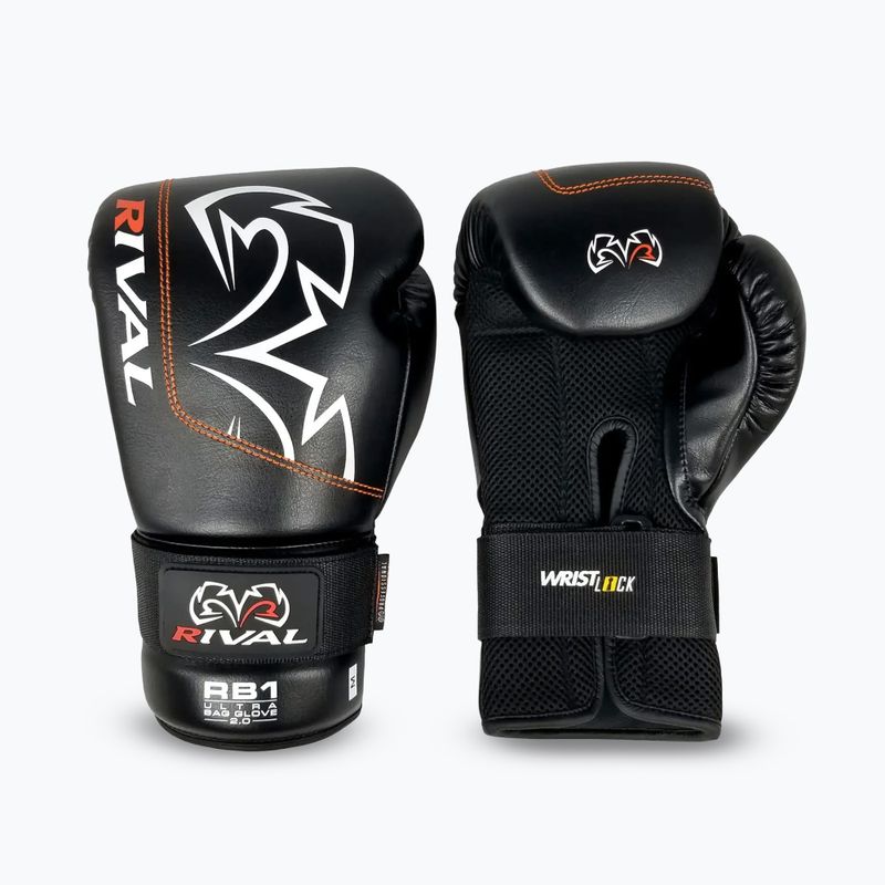 Guanti da boxe Rival RB1 Ultra Bag 2.0 nero