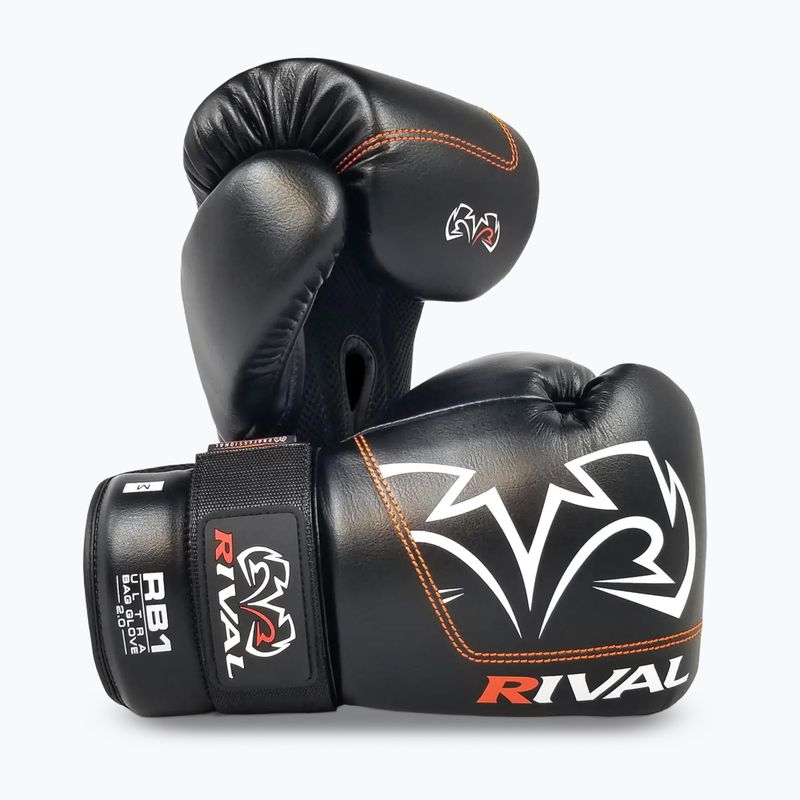 Guanti da boxe Rival RB1 Ultra Bag 2.0 nero 3