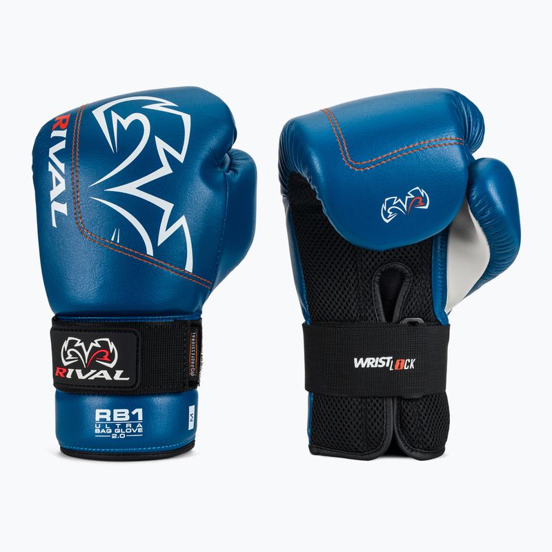 Guantoni da boxe Rival RB1 Ultra Bag 2.0 blue 2