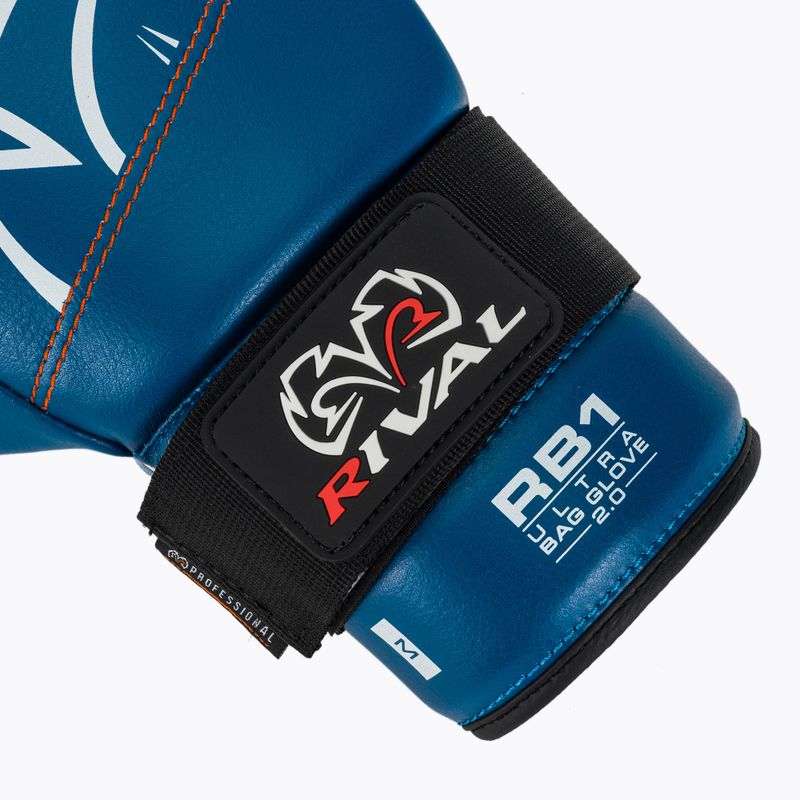 Guantoni da boxe Rival RB1 Ultra Bag 2.0 blue 6