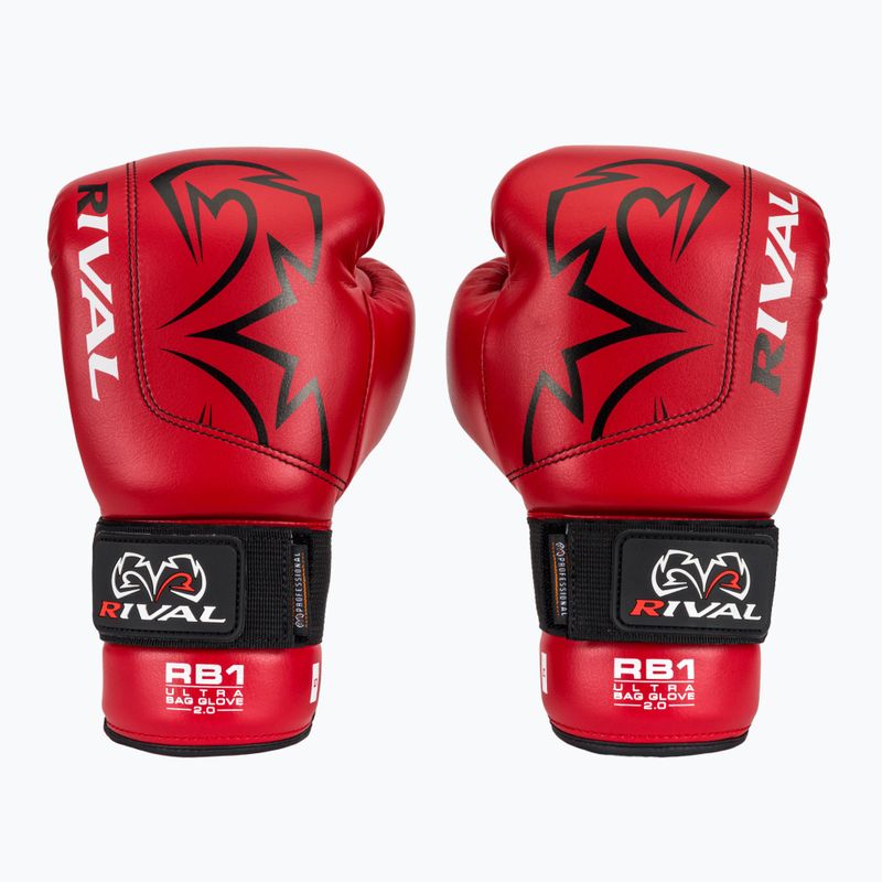 Guantoni da boxe Rival RB1 Ultra Bag 2.0 red 2