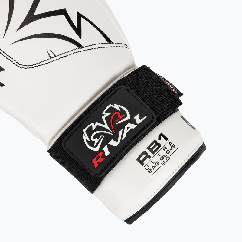Guantoni da boxe Rival RB1 Ultra Bag 2.0 white 6