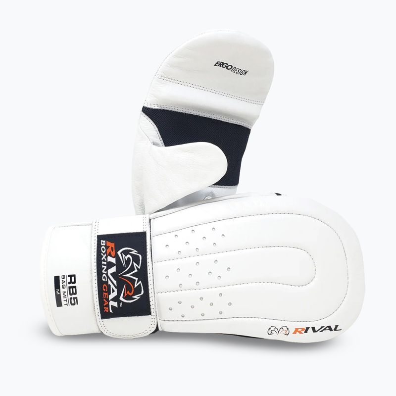 Rival RB5 Bag Mitts guanti da boxe bianchi 2