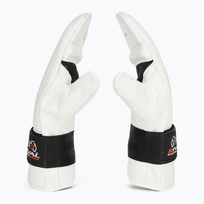 Rival RB5 Bag Mitts guanti da boxe bianchi 4